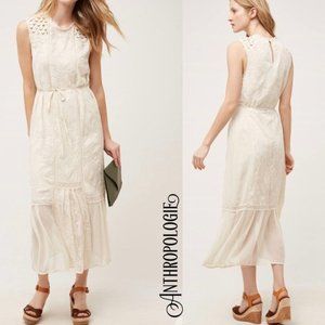 NWOT Anthro Marguerite Ivory Lace Dress